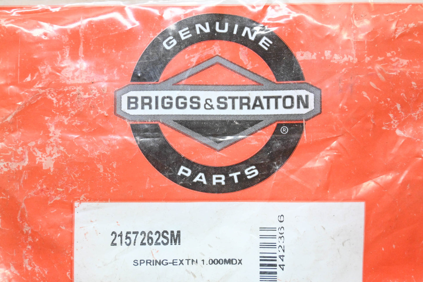 New OEM Briggs & Stratton 2157262SM Extension Spring NOS