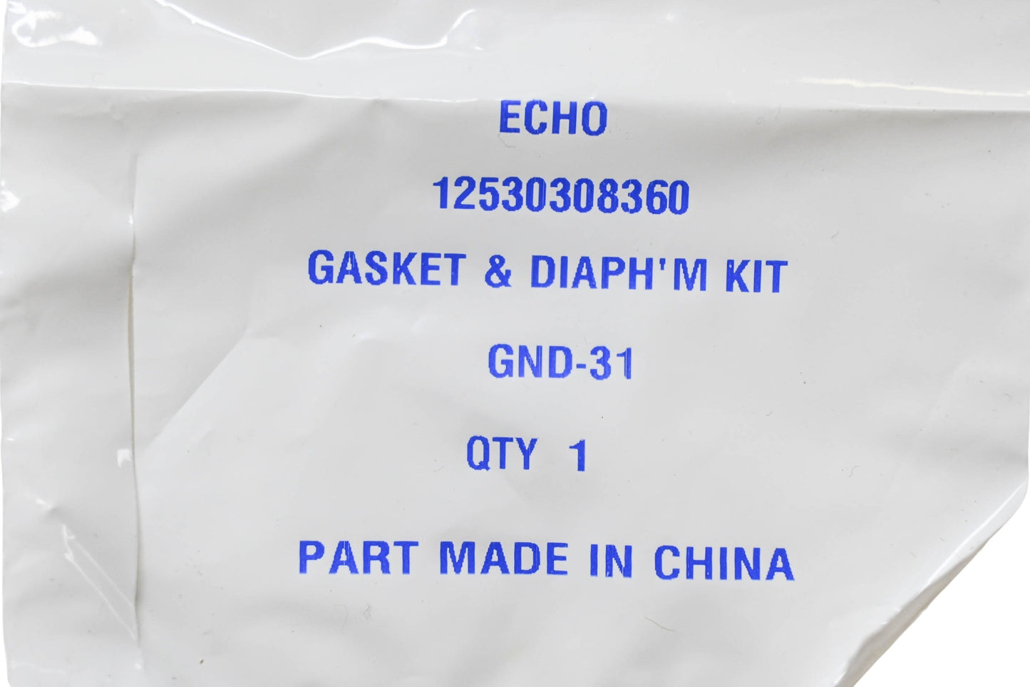 New OEM Echo 12530308360 Gasket & Diaphragm Kit NOS