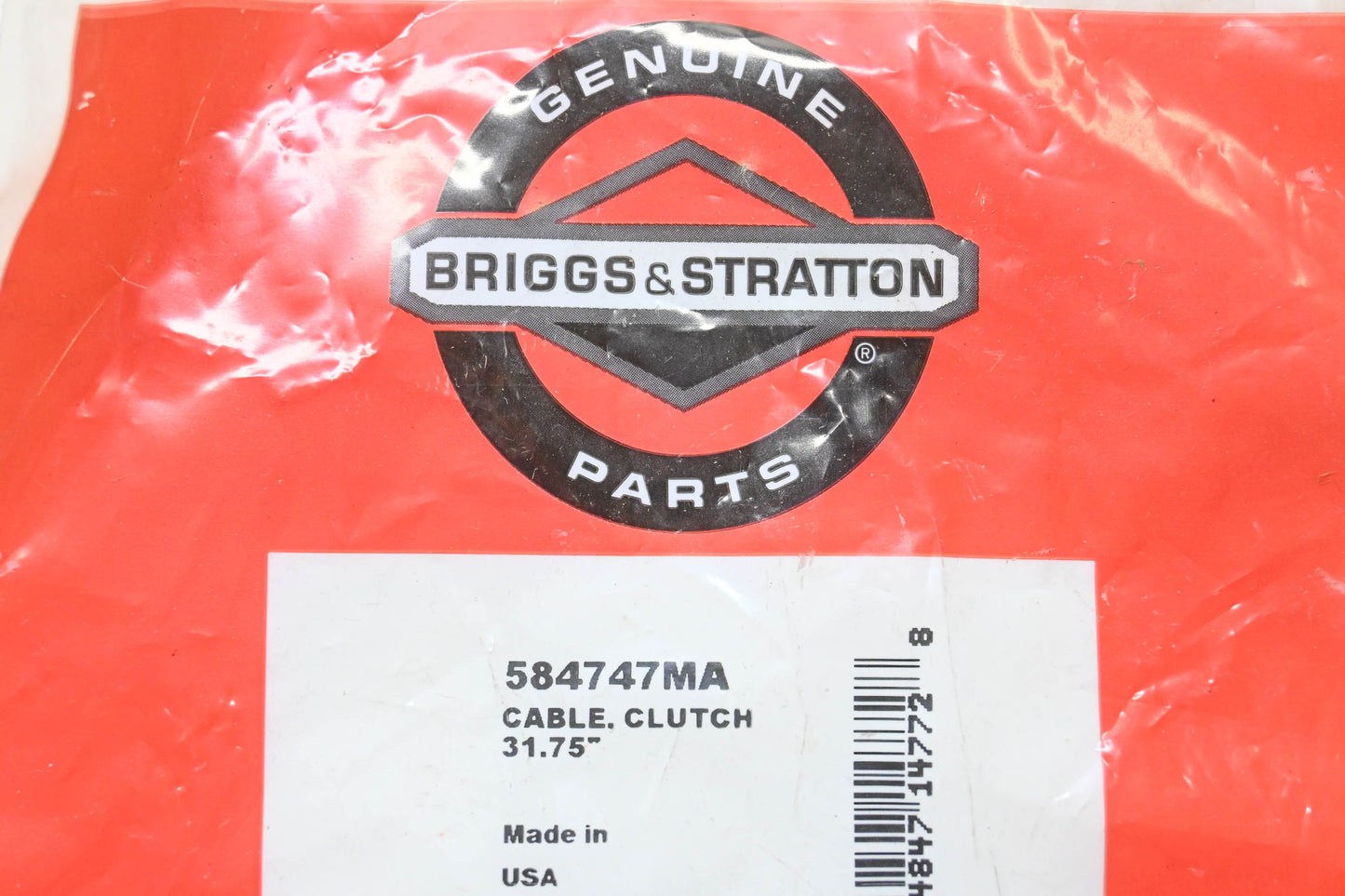 New OEM Briggs & Stratton 584747MA Clutch Cable NOS