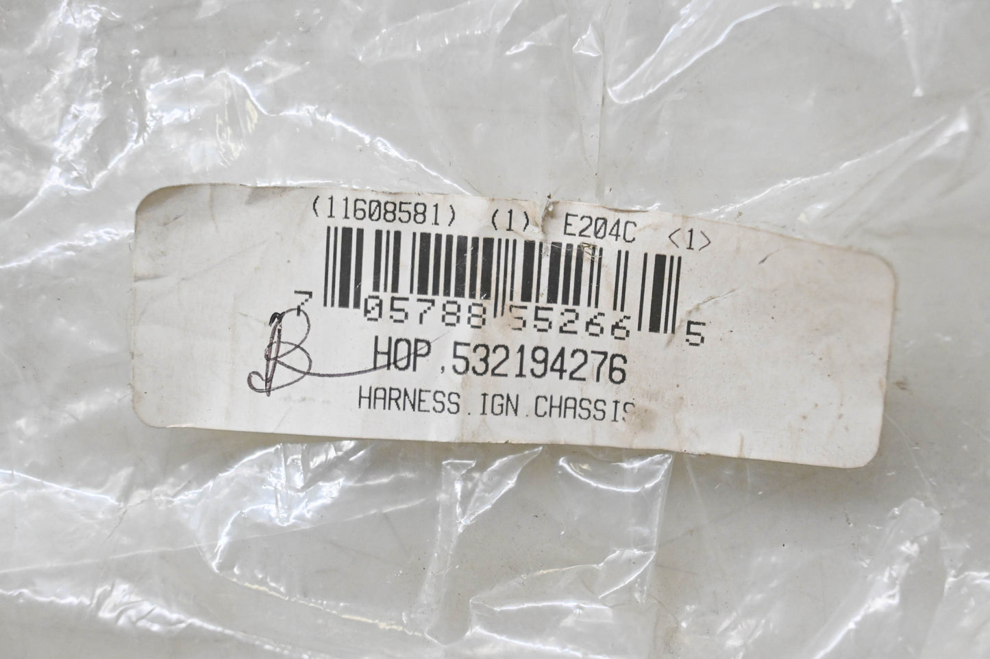 New OEM Husqvarna 532194276 Chassis Sub Harness NOS