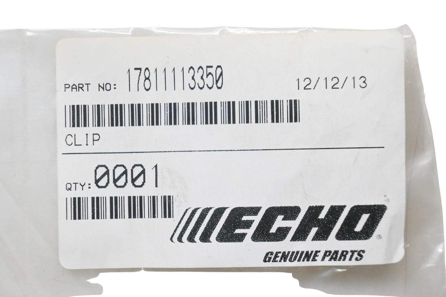 New OEM Echo 17811113350 Clips Qty 2 NOS