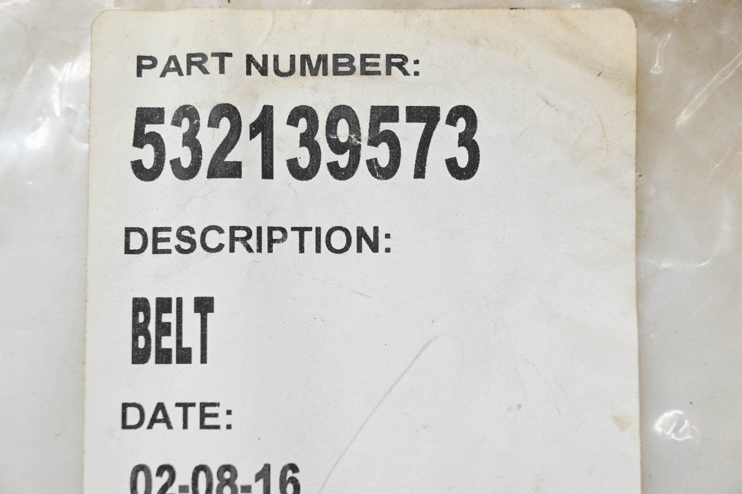 New OEM Husqvarna 532139573 Belt NOS