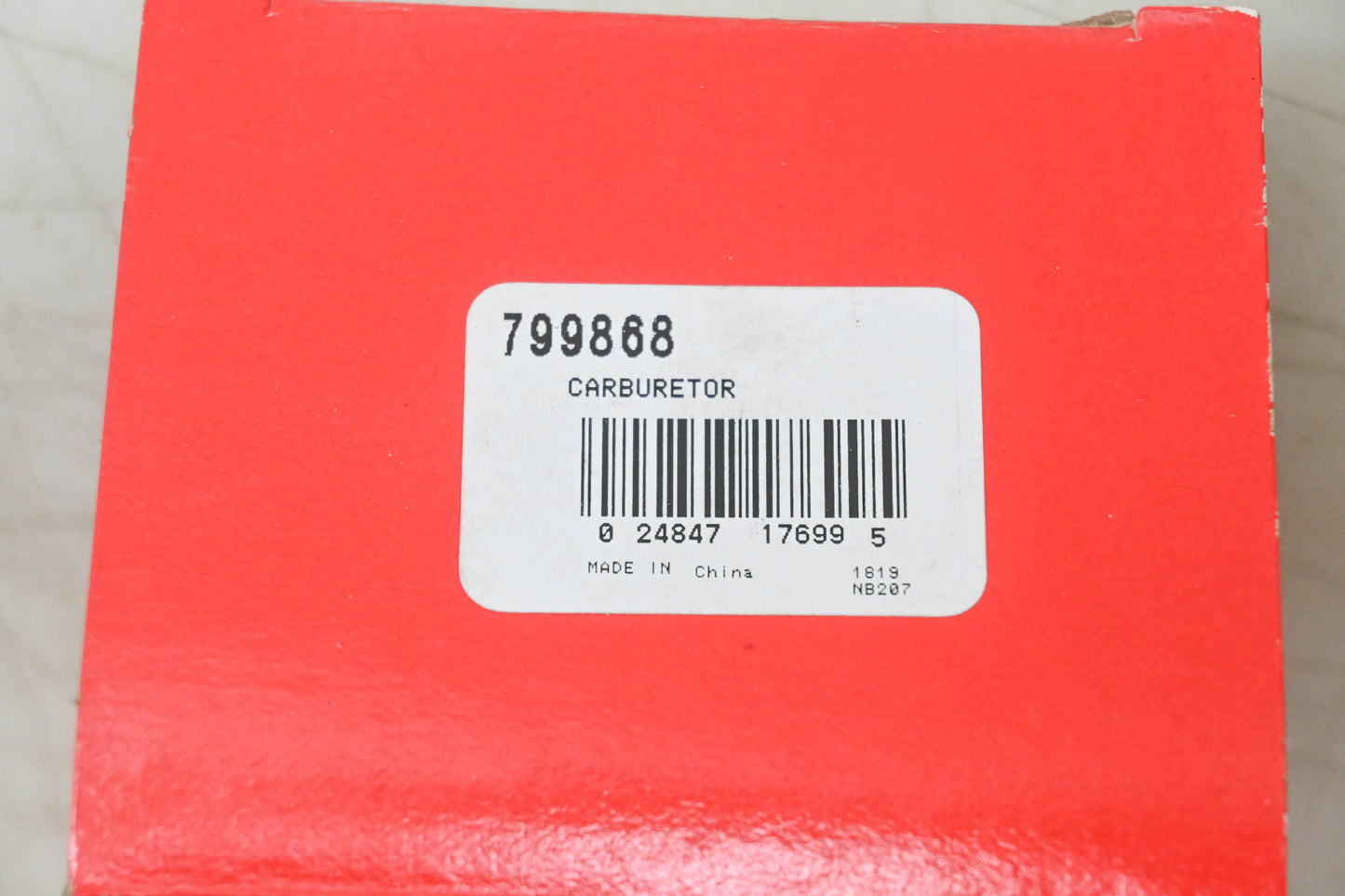 New OEM Briggs & Stratton 799868 Carburetor NOS