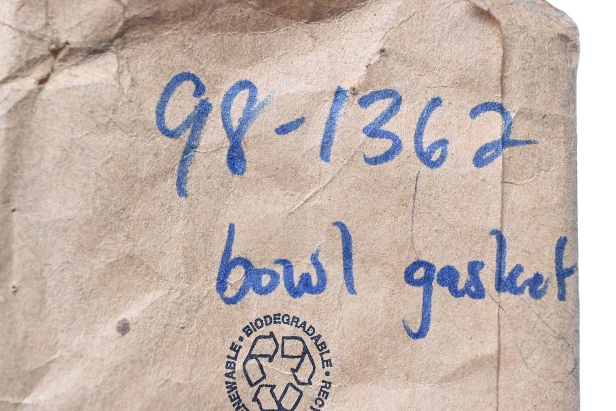 Toro 98-1362 Bowl Gasket NOS