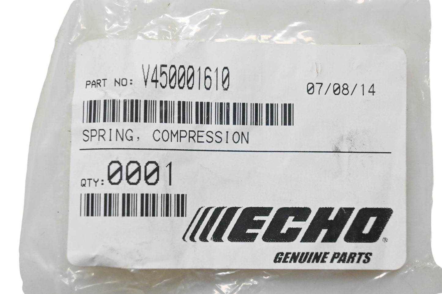New OEM Echo V450001610 Compression Spring NOS