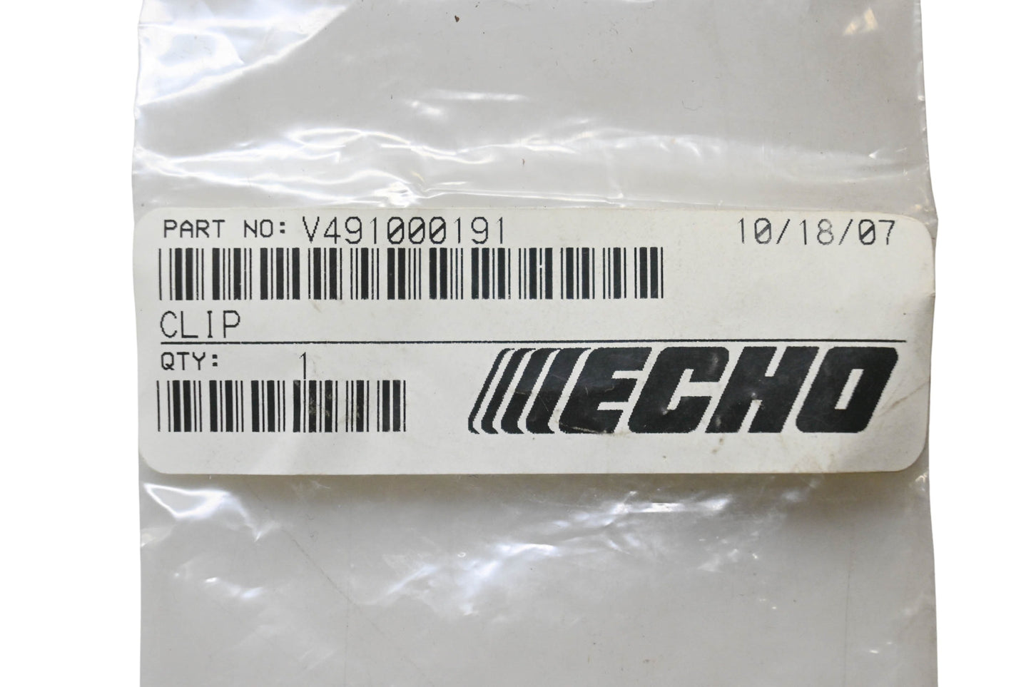 New OEM Echo V491000191 Clip NOS