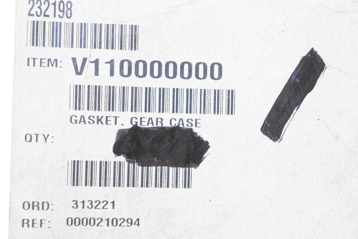 New OEM Echo V110000000 Gear Case Gasket NOS