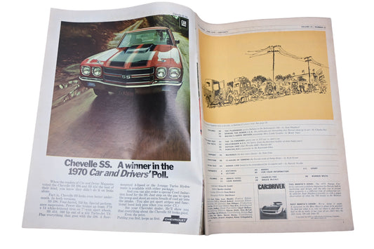 Car And Driver MD038-33 June 1970 Magazine