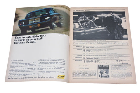 Car And Driver MD038-41 July 1966 Magazine