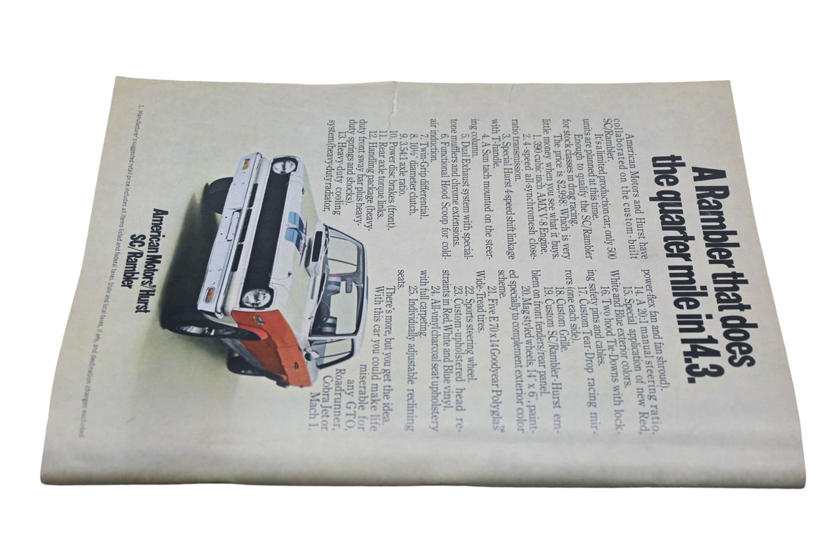 Car And Driver MD038-51 March 1969 Magazine