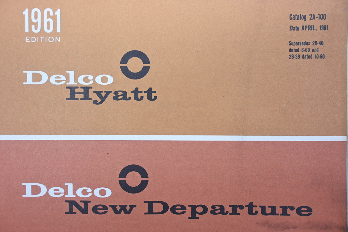 Delco Remy 2A-100 1961 Anti-Friction Bearings Catalog