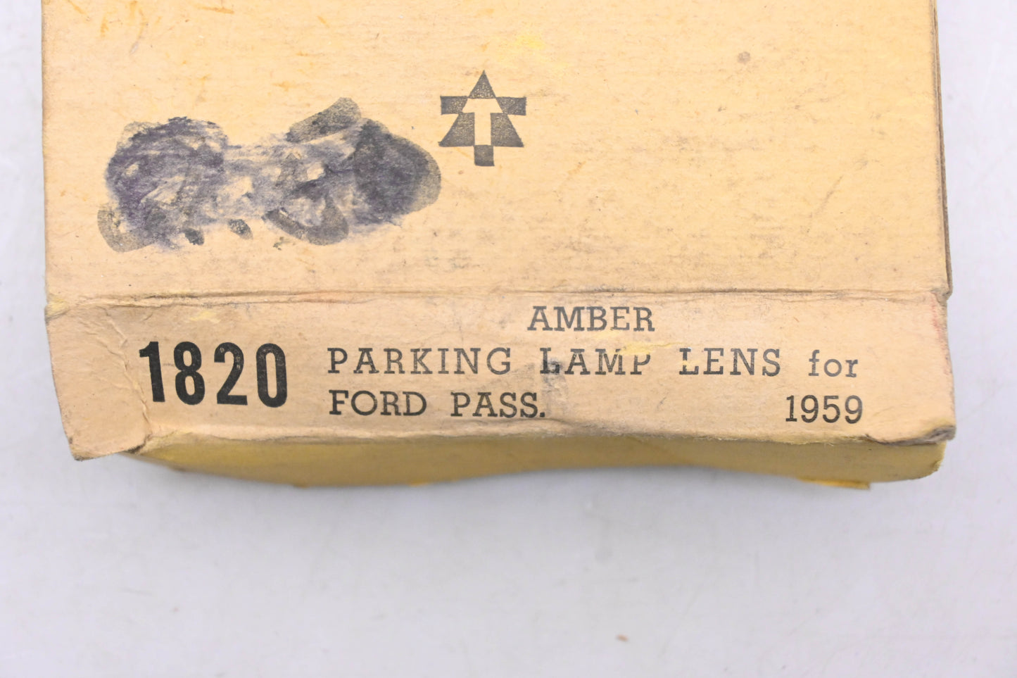 Aftermarket 1820 Amber 3" Parking Lamp Lens NOS