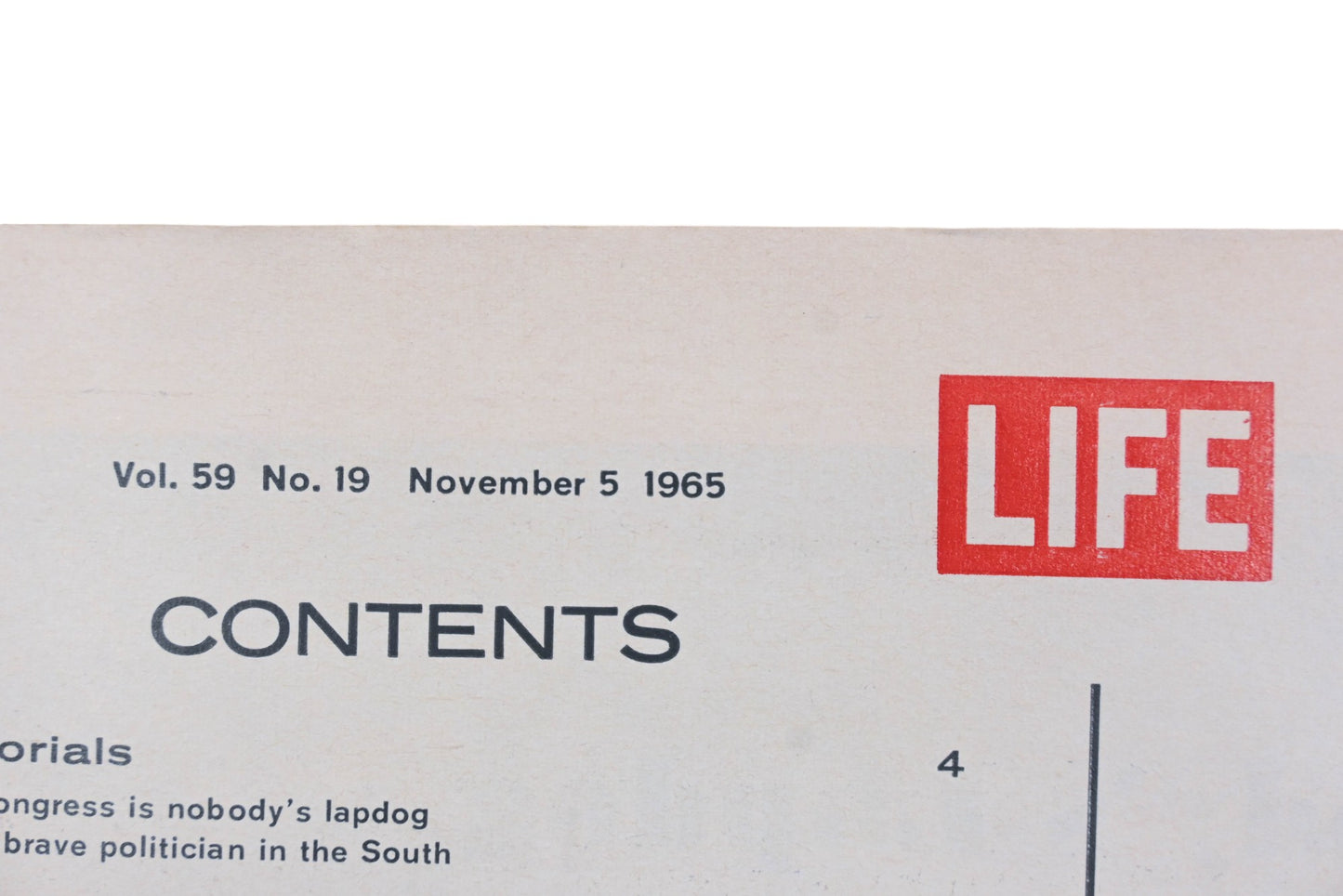 LIFE DK026-10 November 5, 1965 Magazine