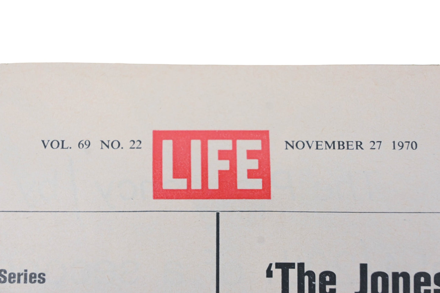 LIFE DK026-20 November 27, 1970 Magazine