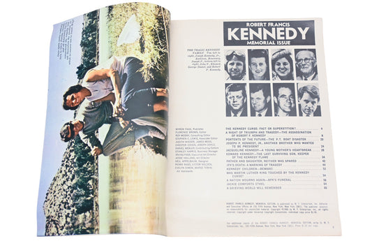 M.F.Enterprises HU021-12 1968 Robert F. Kennedy Memorial Issue Magazine