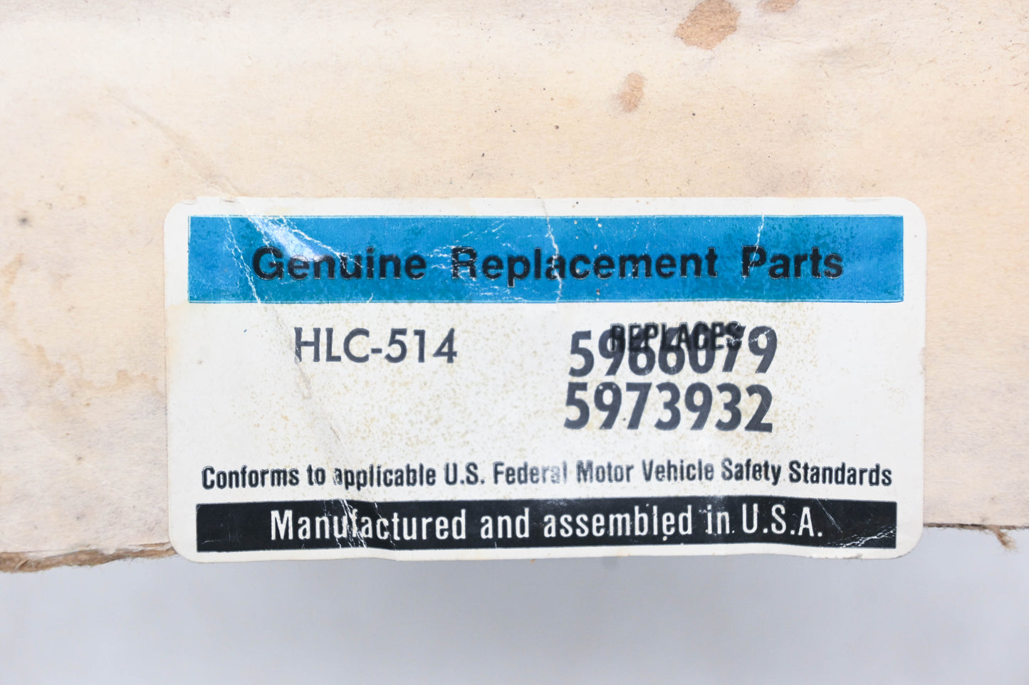 Aftermarket 5966079, 5973932, HLC-514 Headlamp NOS