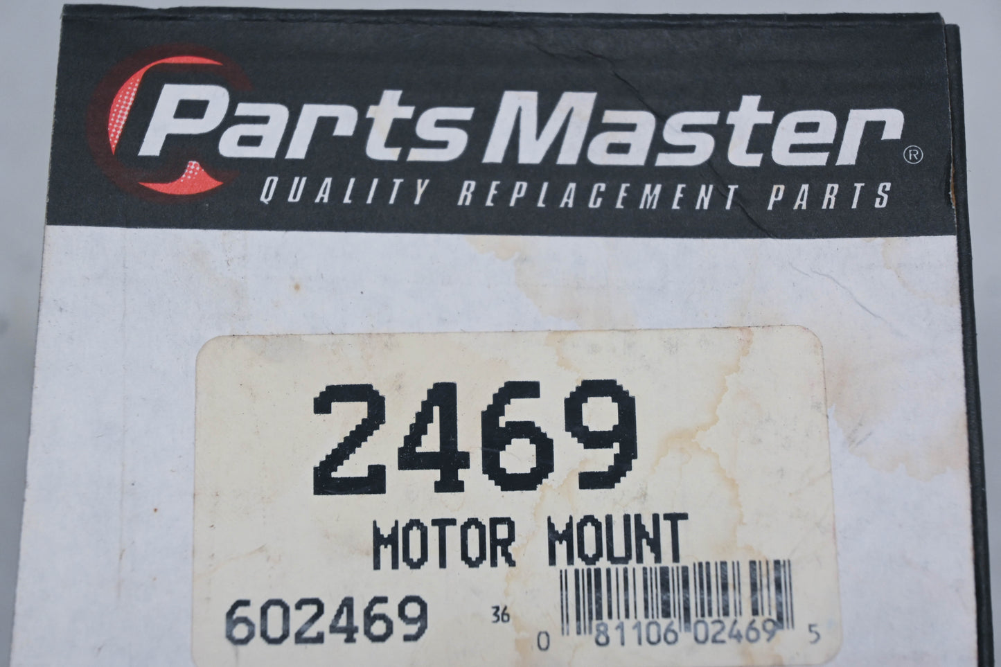 Parts Master 2469, 602469 Motor Mount NOS