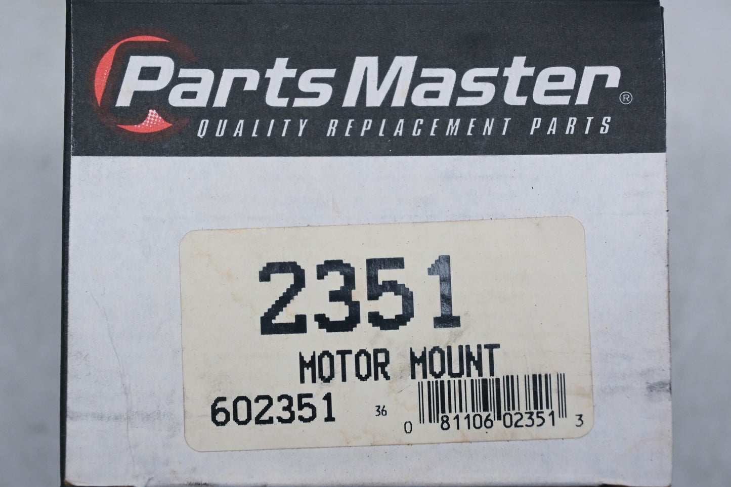 Parts Master 2351, 602351 Motor Mount NOS