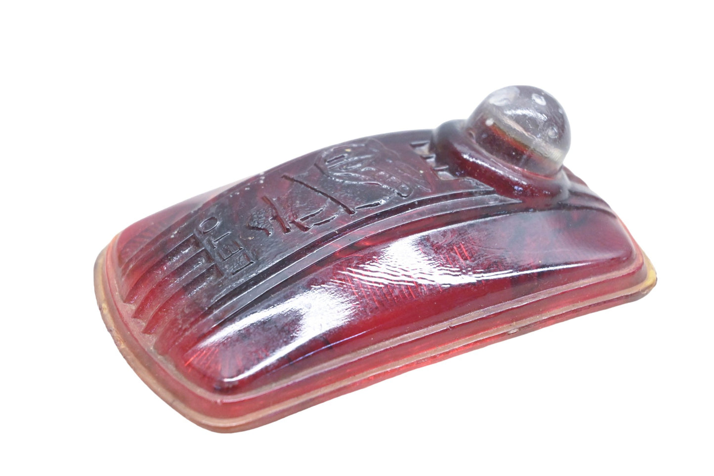General Motors 854763 Red Glass Leto Taillight 2-1/8" x 3-5/8" Lens