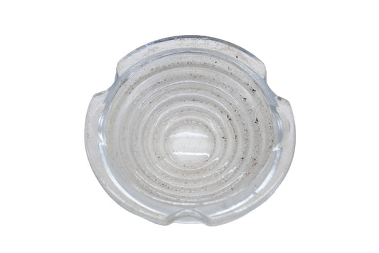 L.E.S PL-600, 21T-13208 Clear Glass 2-15/16" Parking Light Lens NOS