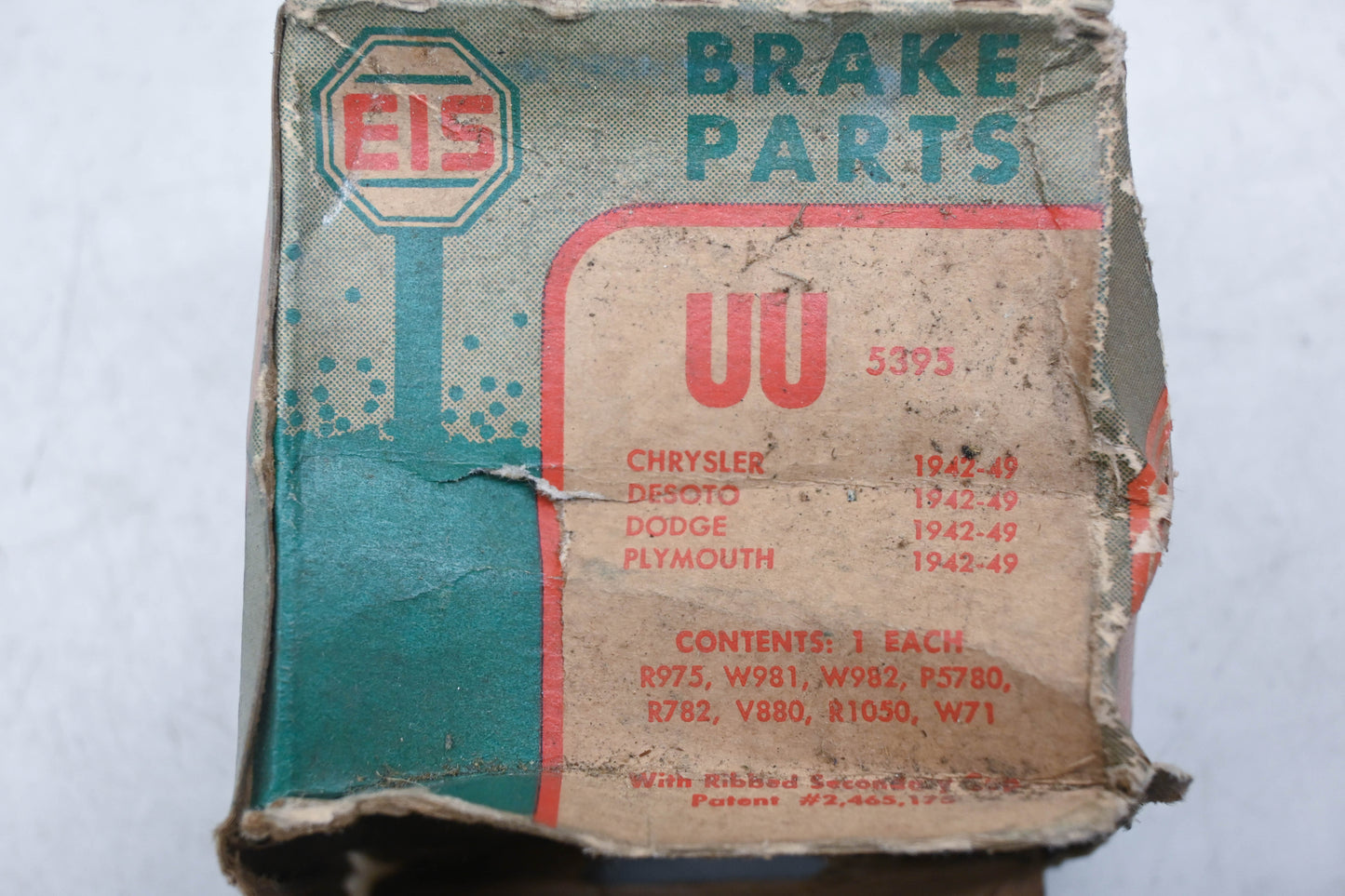EIS UU, 5395 Master Cylinder Repair Kit NOS