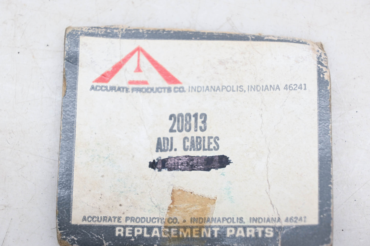 Accurate Products 20813 Adjuster Cables Qty 4 NOS