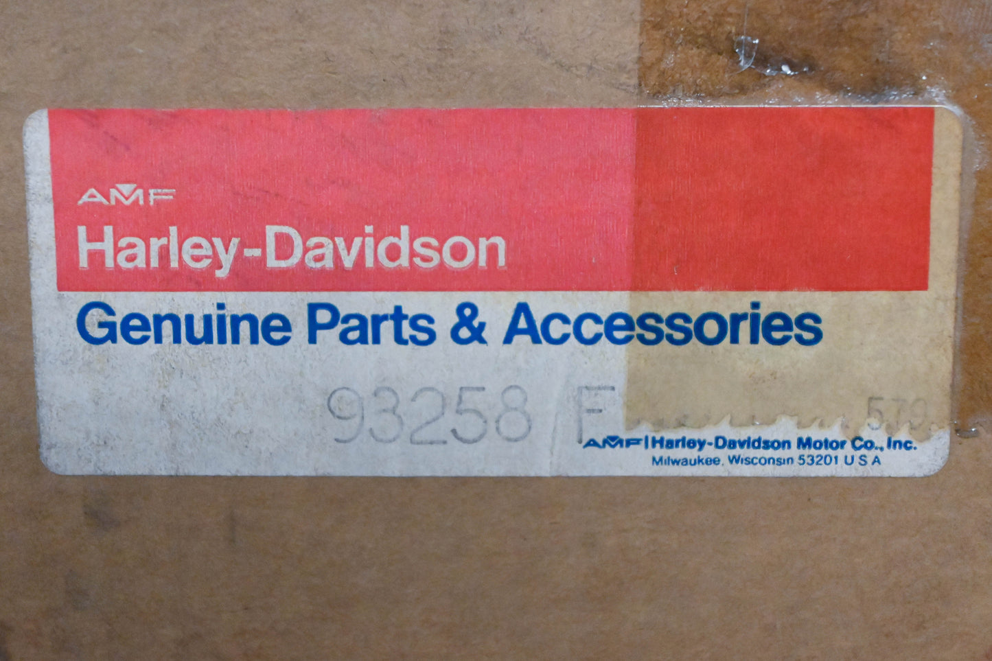 New OEM Harley-Davidson 93258 F Exhaust Pipe Cover Kit NOS