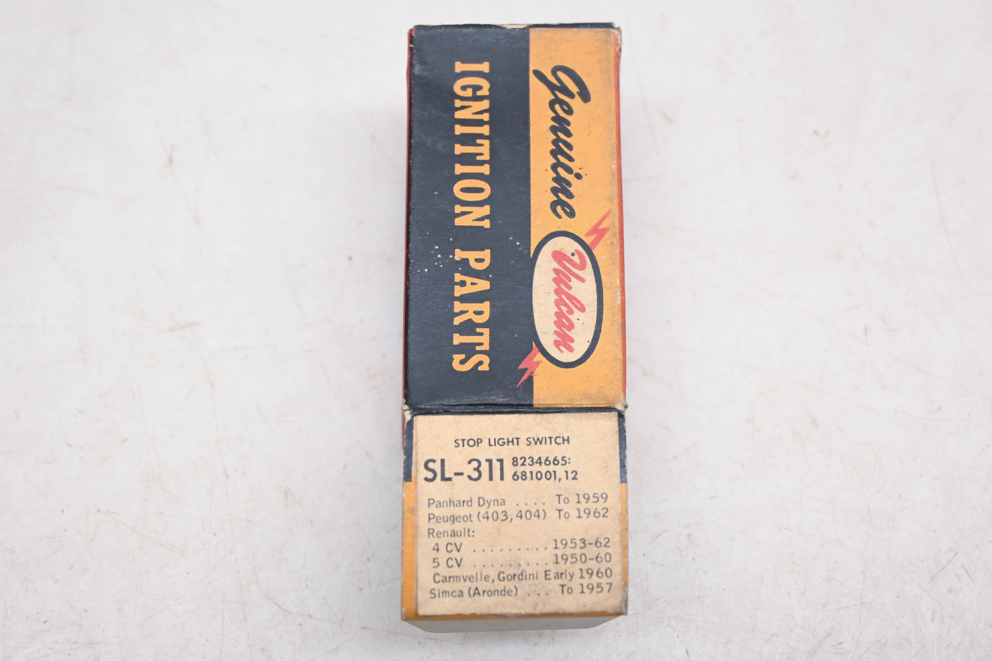 Vulcan SL-311, 8234665 Stop Light Switch NOS