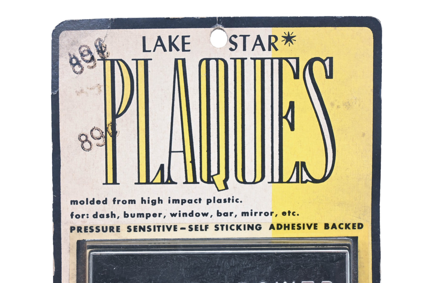 Lake Star AU031-18 Flower Power 1-5/16" x 3-15/16" Plaque NOS