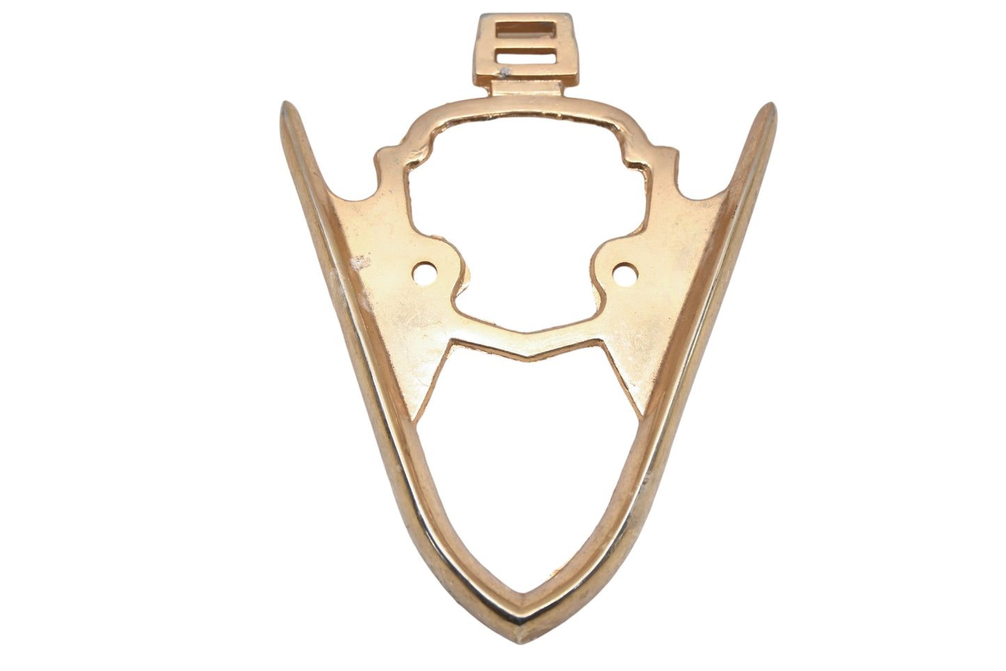 OEM Ford AZ018-14 Gold V-8 Trunk Ornament Base