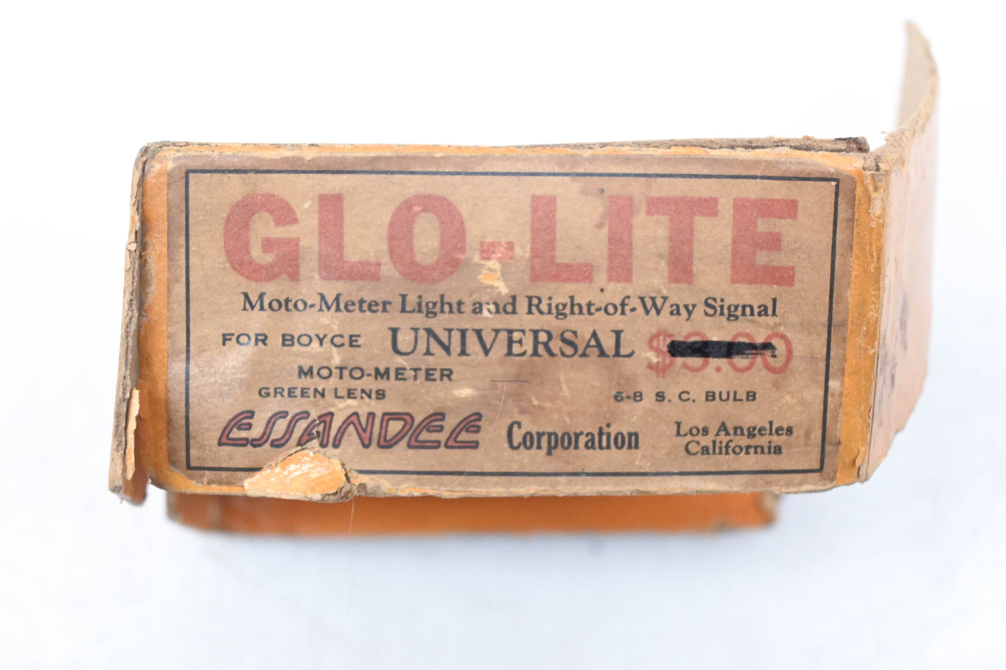 Glo-Lite BC006-26 Motometer Light & Right Of Way Signal Kit NOS