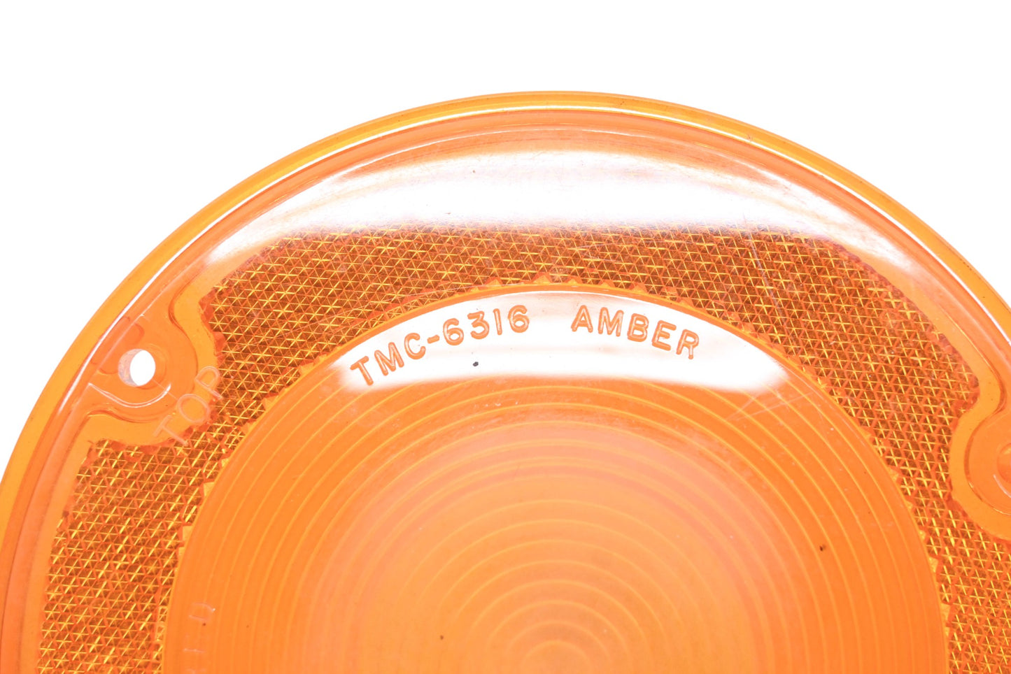Glo-Brite TCM-6316, 6316 Amber 6" Marker Lens NOS