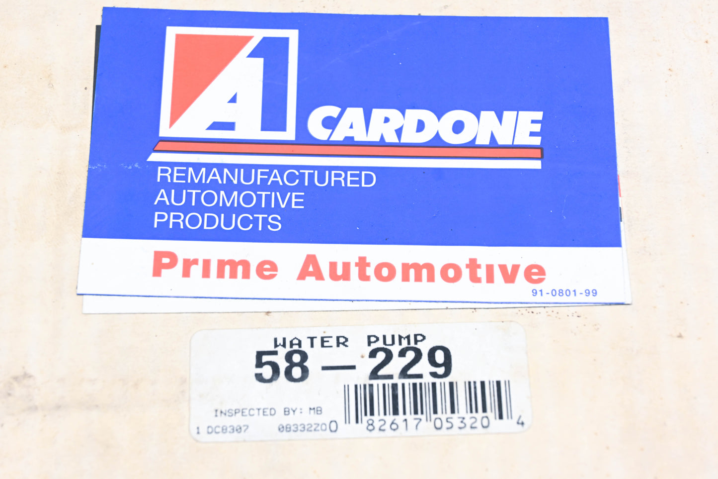 Cardone 58-229, RF-E2AE-8505-CO Remanufactured Ford Water Pump Kit