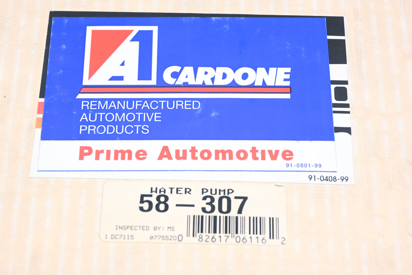 Cardone 58-307, 83TF-8505-AA Remanufactured Ford Water Pump Kit