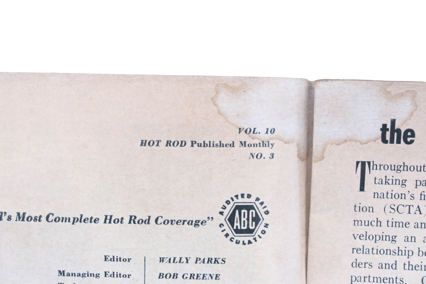 Hot Rod WC034-39 March 1957 Magazine