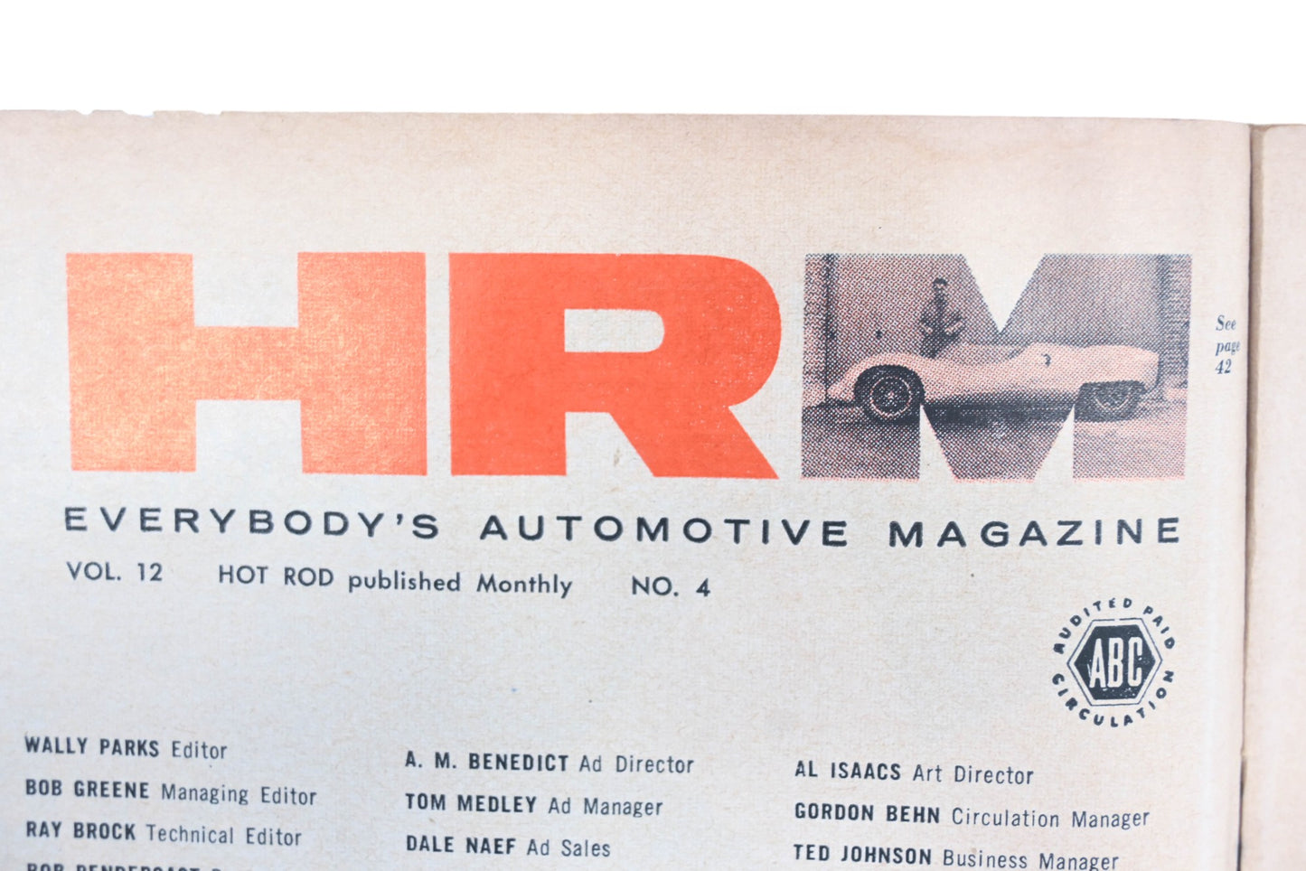 Hot Rod WC034-44 April 1959 Magazine