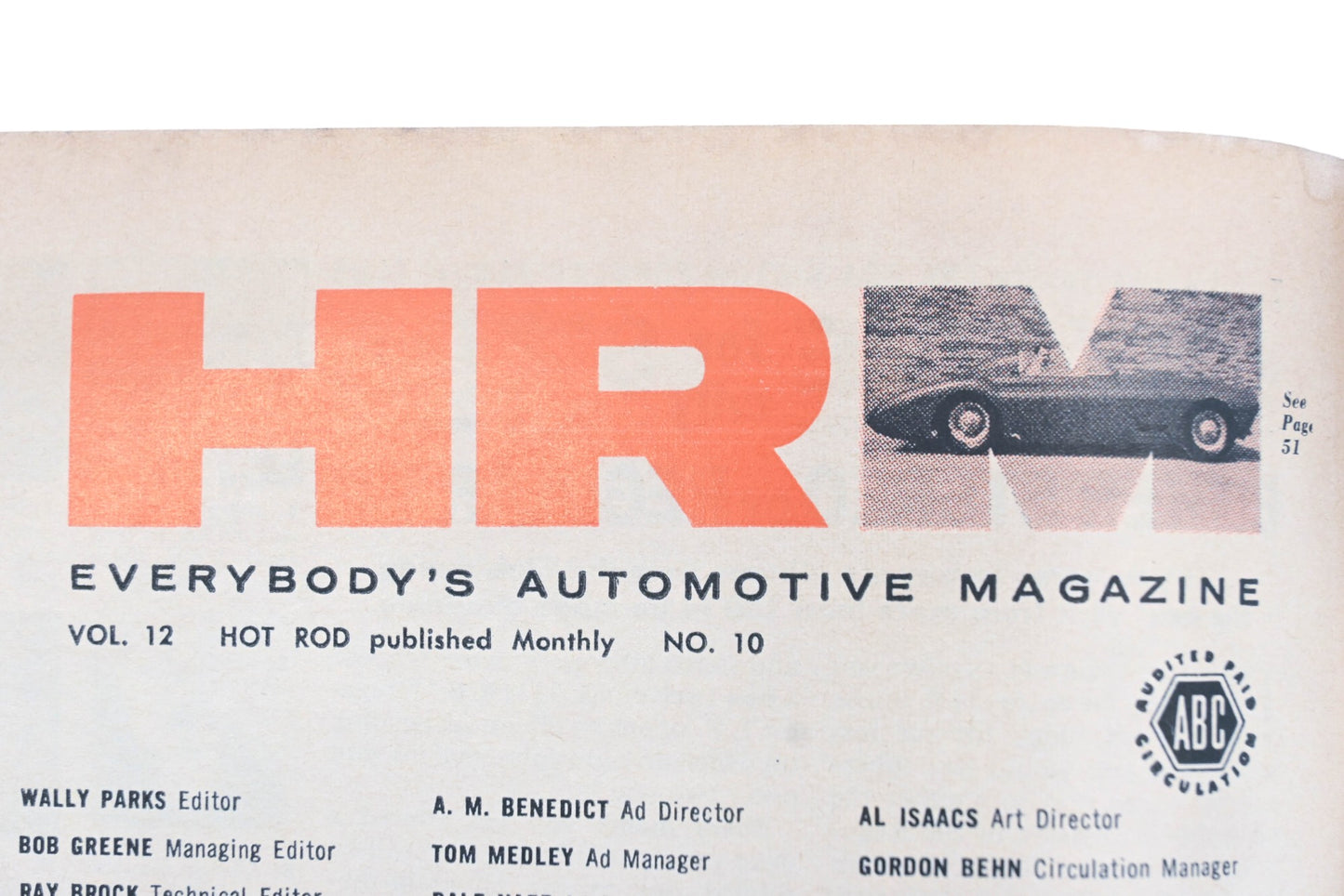 Hot Rod WC034-47 October 1959 Magazine
