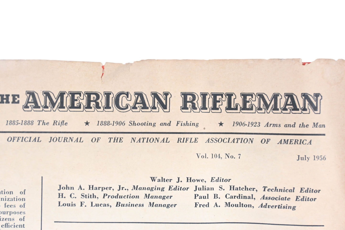 American Rifleman WT008-25 July 1956 Magazine