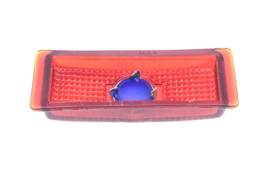 Lynx-Eye B-411, B411 Red Glass Blue Dot Taillight Lens NOS
