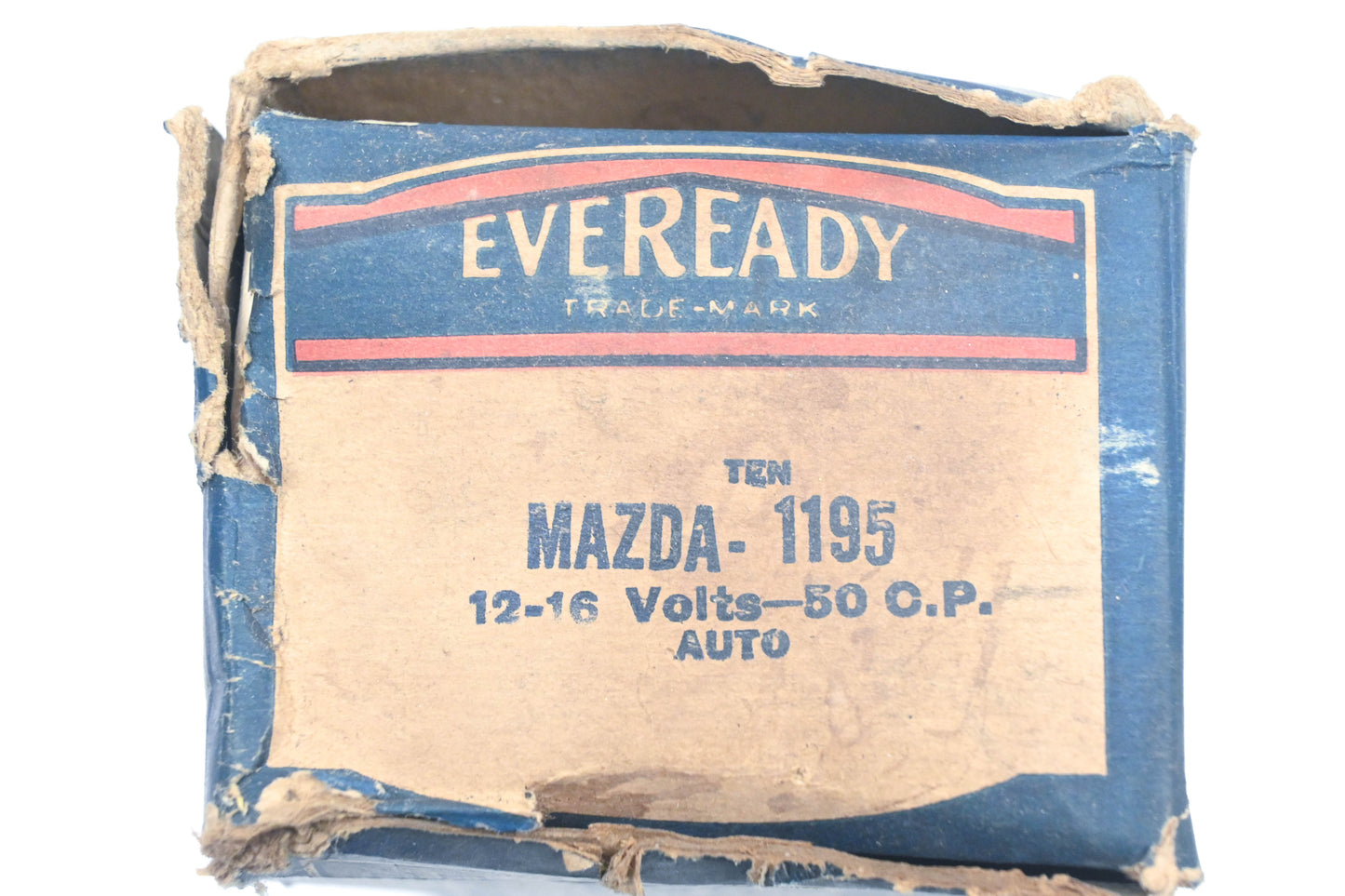 National Carbon Company 1195 Eveready Mazda 32C 6-8v Light Bulbs Qty 2 NOS