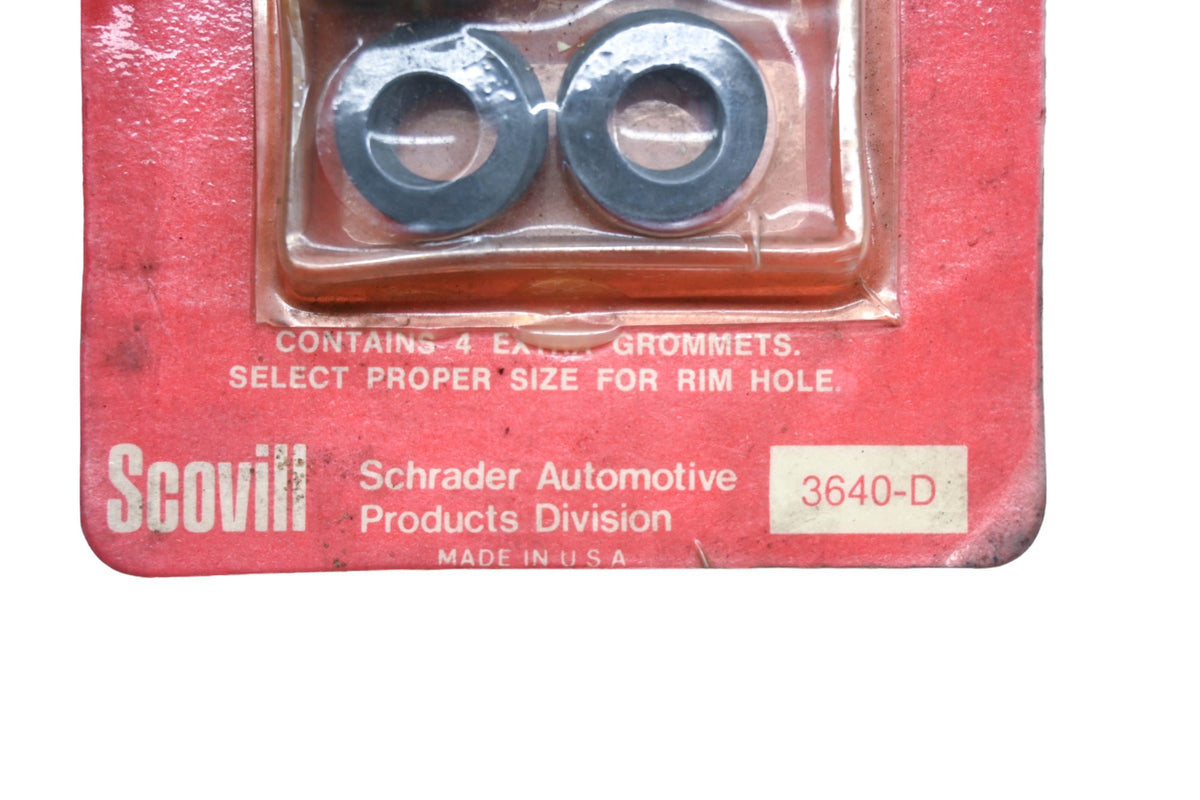 Schrader 3640-D Metal Tire Valve Kit NOS