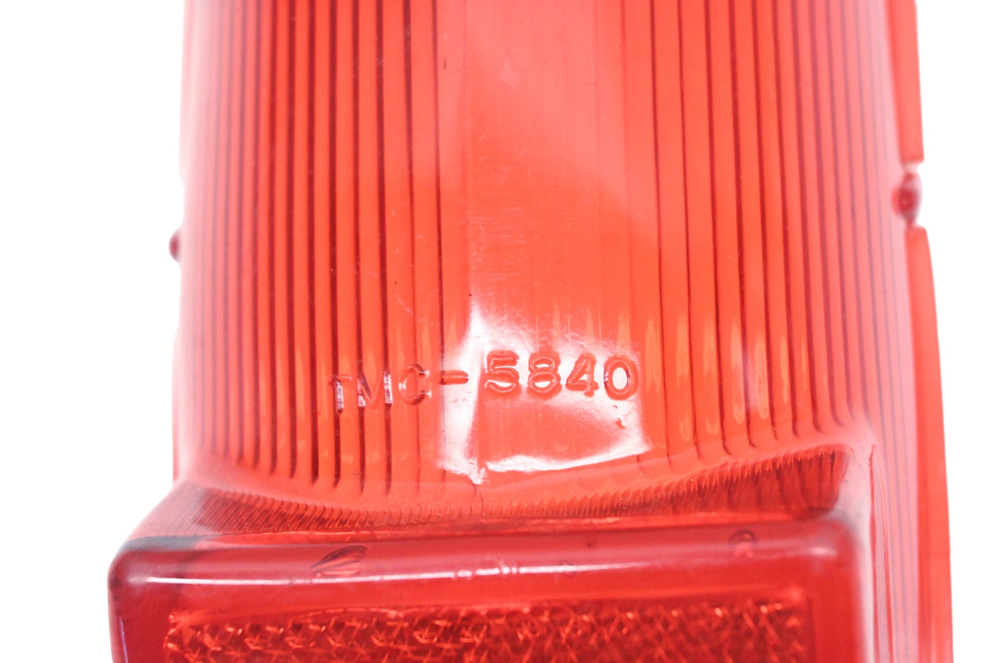 Glo-Brite TMC-5840 Red Plastic Taillight Lens NOS