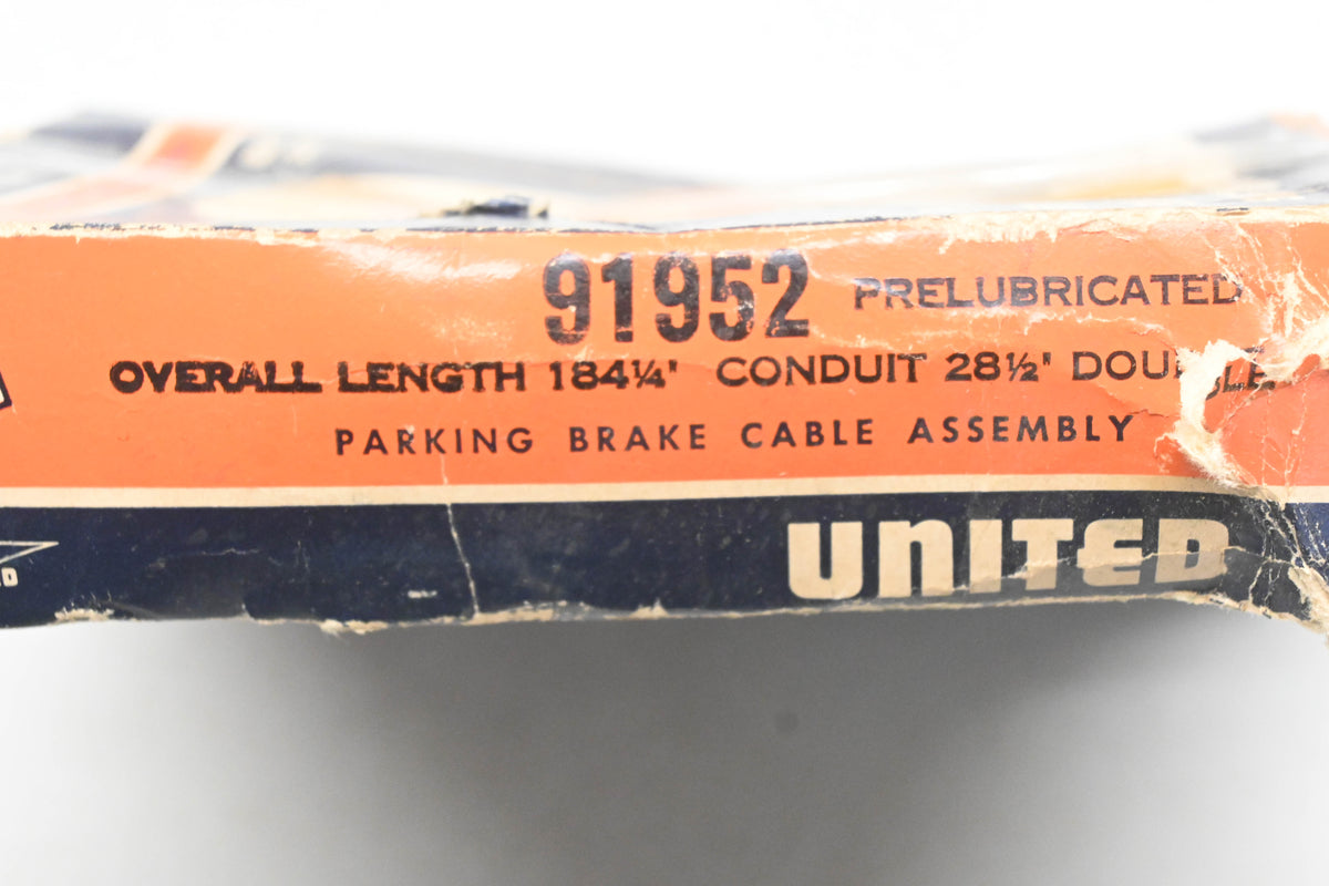United 91952 Brake Cable NOS