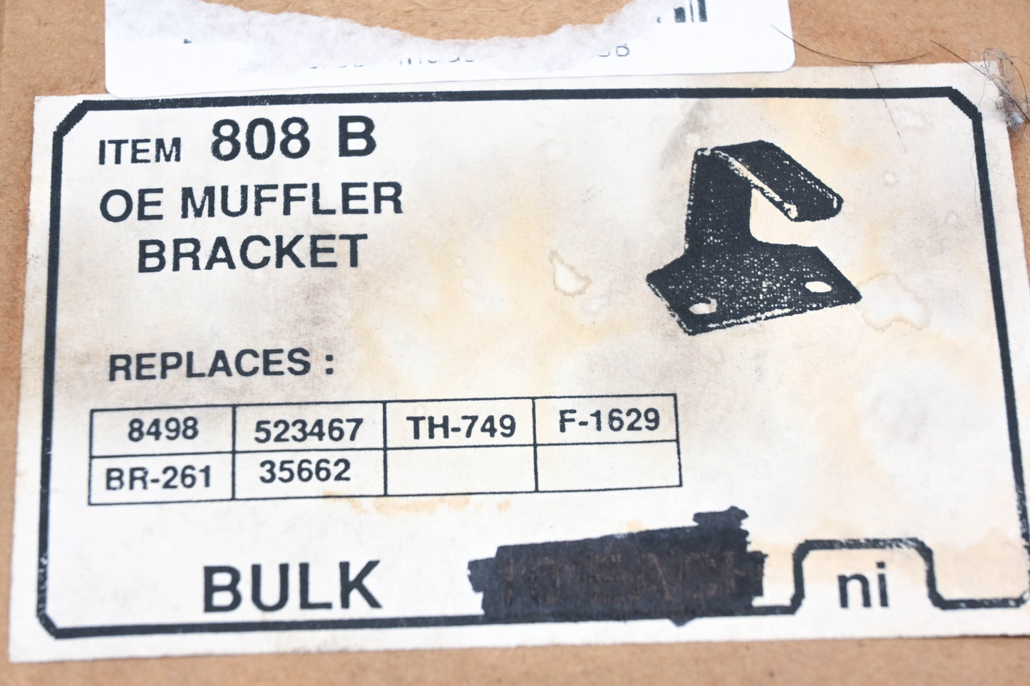 Nickson Industries 808B Muffler Hangar Brackets Qty 4 NOS
