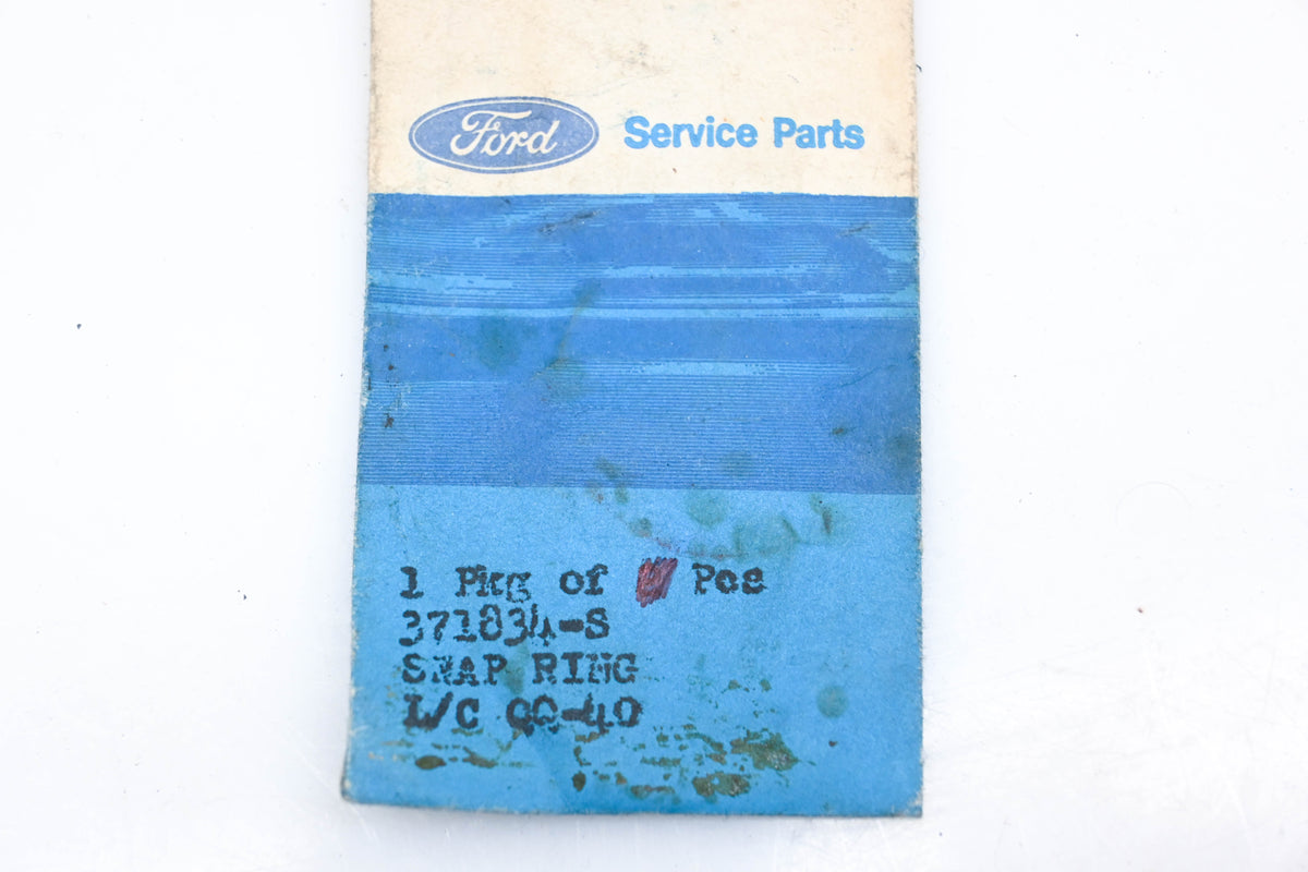 New OEM Ford 371834-S Snap Ring NOS