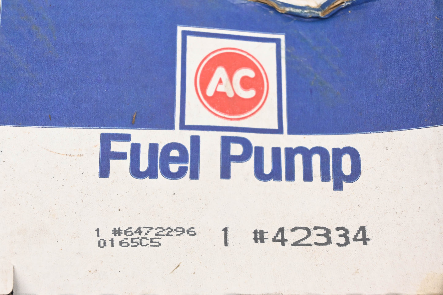 AC-Delco 42334, 6472296 Fuel Pump NOS