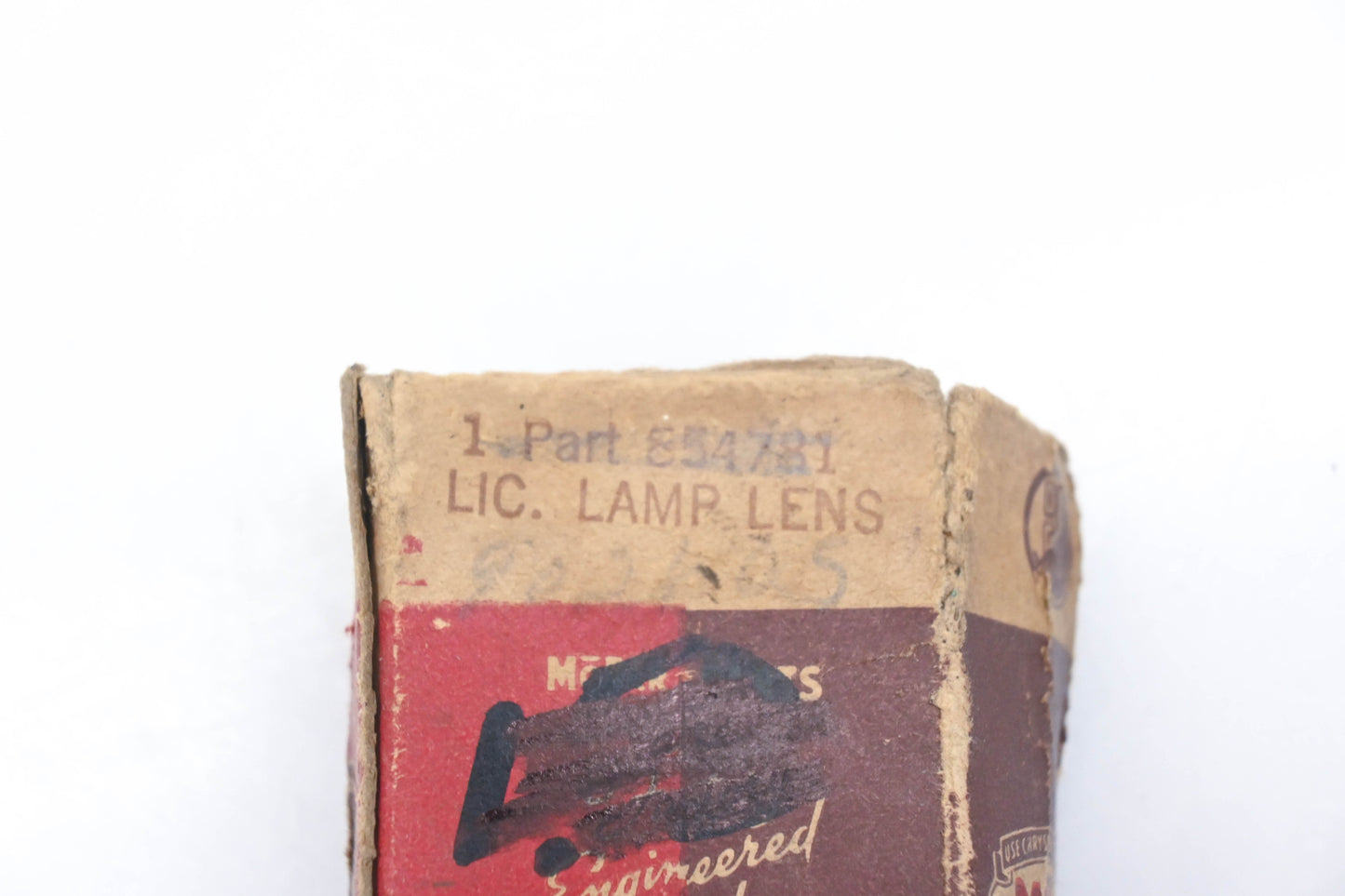 Mopar 851781 Rear License Plate Lamp Lens NOS