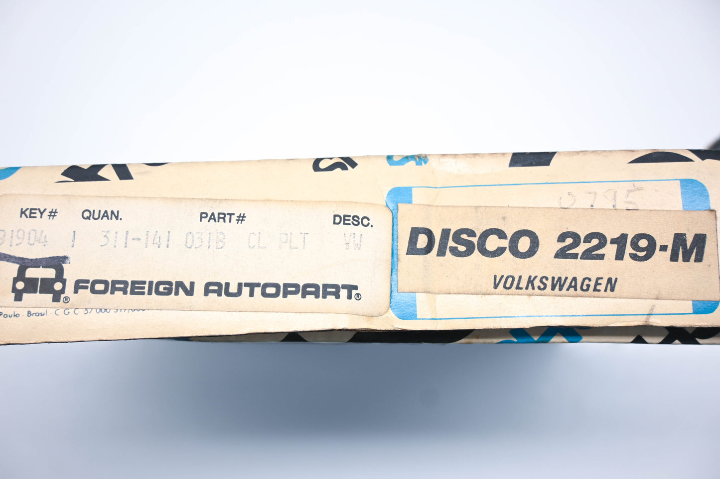 Sachs 2219-M, 2111410314, 311141031B Clutch Plate Disc NOS