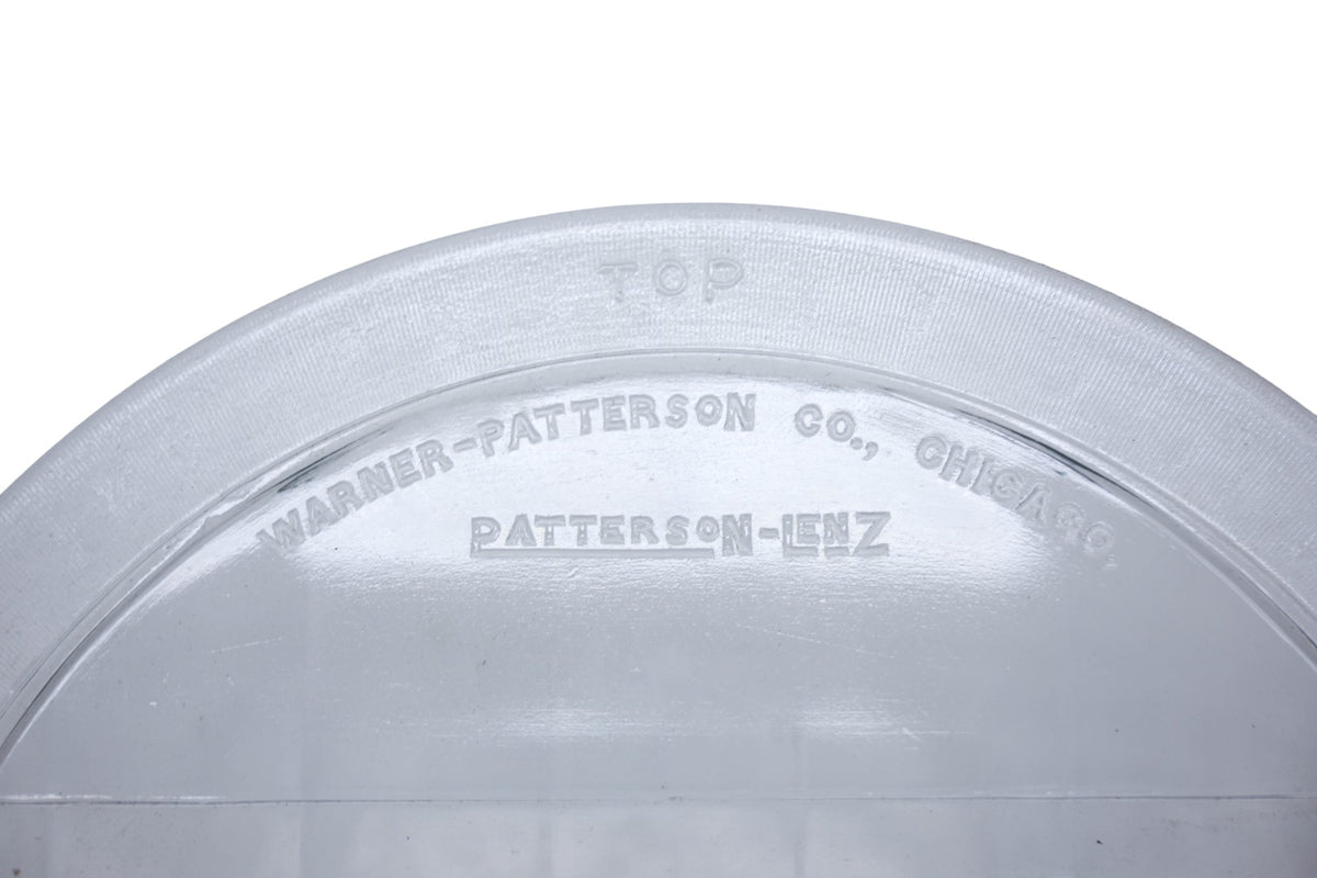 Warner Patterson MP047-3 Patterson-Lenz Glass 7-3/4" Headlamp Lens NOS