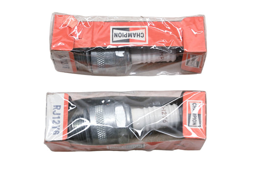 Champion RJ12Y6, RJ-12Y6 Spark Plugs Qty 2 NOS